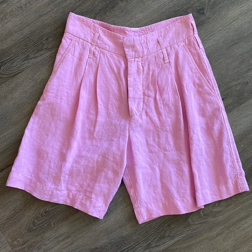 Zara linen shorts - brand new with tags